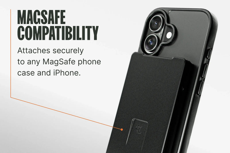 Groove Wallet® with MagSafe Plate - Gun Metal