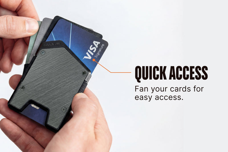 Groove Wallet® Stealth - Carbon Fiber