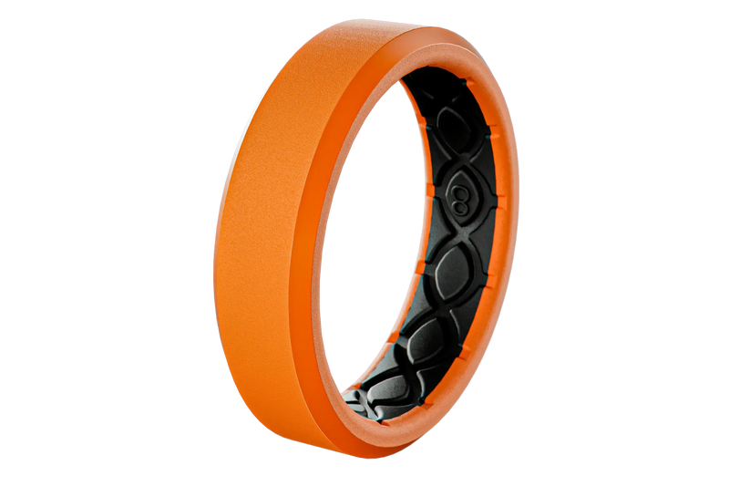 Zeus Edge Blaze Orange Thin Ring