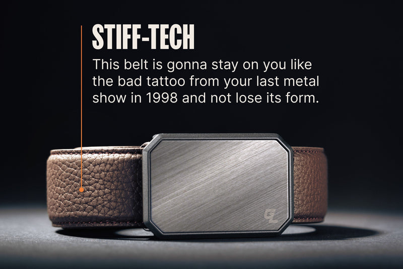 Groove Belt® Leather - Brown