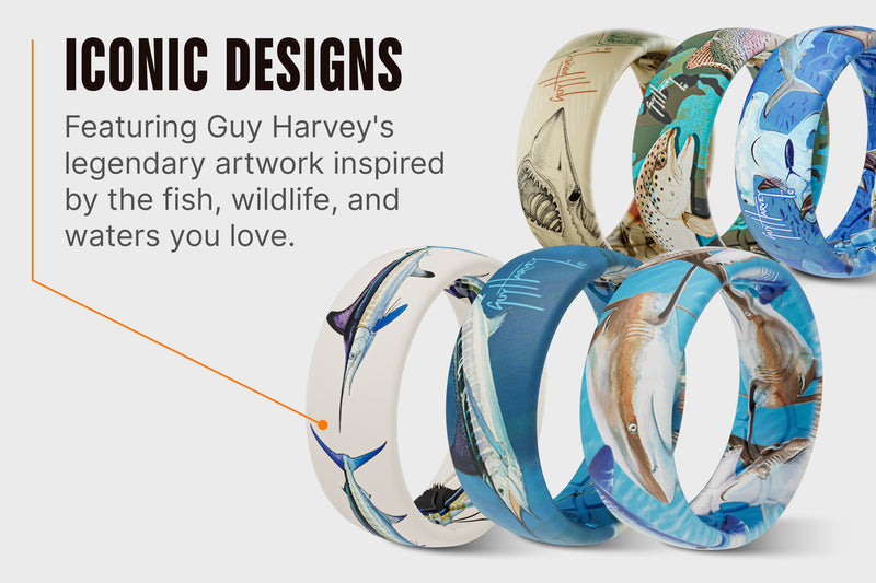 Guy Harvey Tropical Turtle Ring