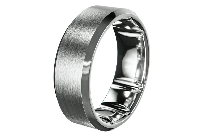 Groove Ring® Tungsten - Platinum